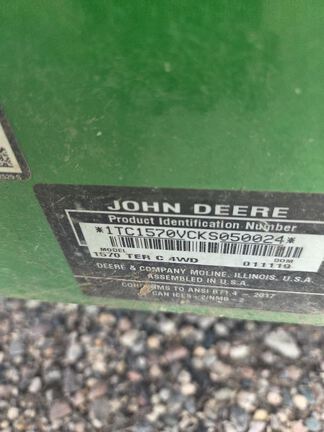 2019 John Deere 1570 Mower/Front Deck