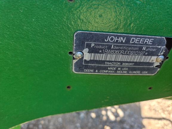 2014 John Deere 8360RT Tractor Rubber Track