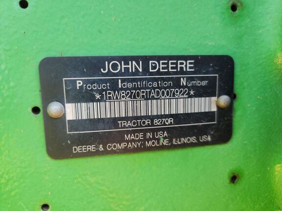 2010 John Deere 8270R Tractor