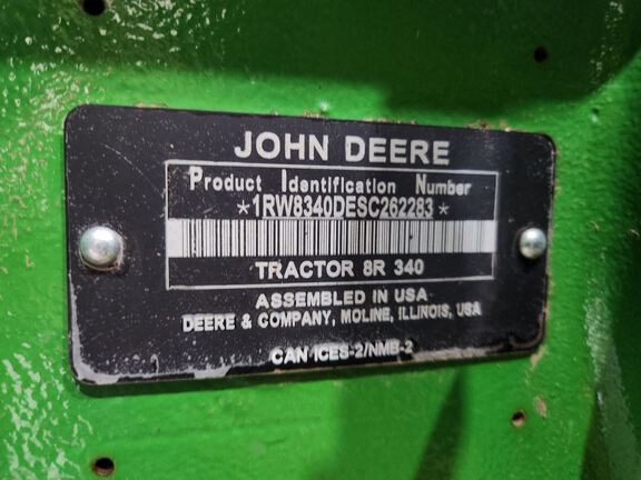 2025 John Deere 8R 340 Tractor