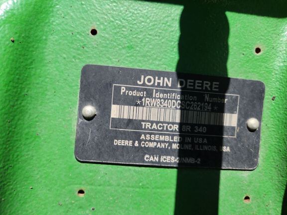 2025 John Deere 8R 340 Tractor