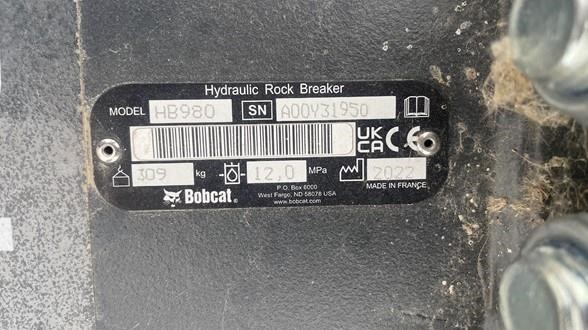2023 Bobcat HB980 Breaker