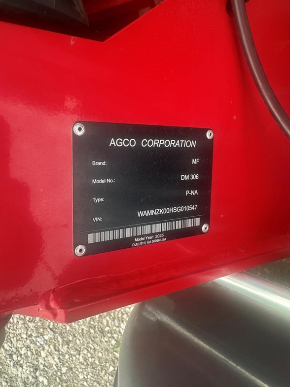 2025 Massey Ferguson DM306 Mower/Zero Turn
