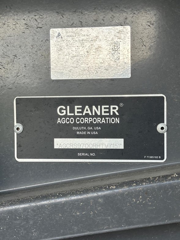 2024 AGCO Gleaner S97 Combine