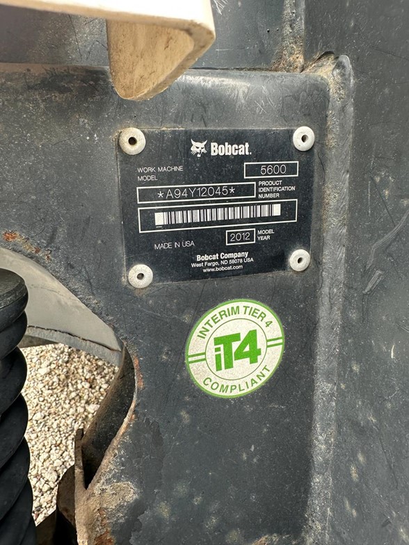2012 Bobcat 5600 Utility Vehicle