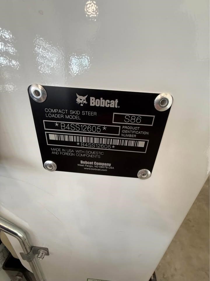 2026 Bobcat S86 Skid Steer Loader