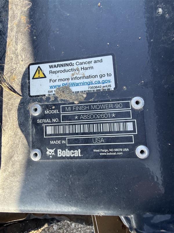 2020 Bobcat 90" Mower/Zero Turn