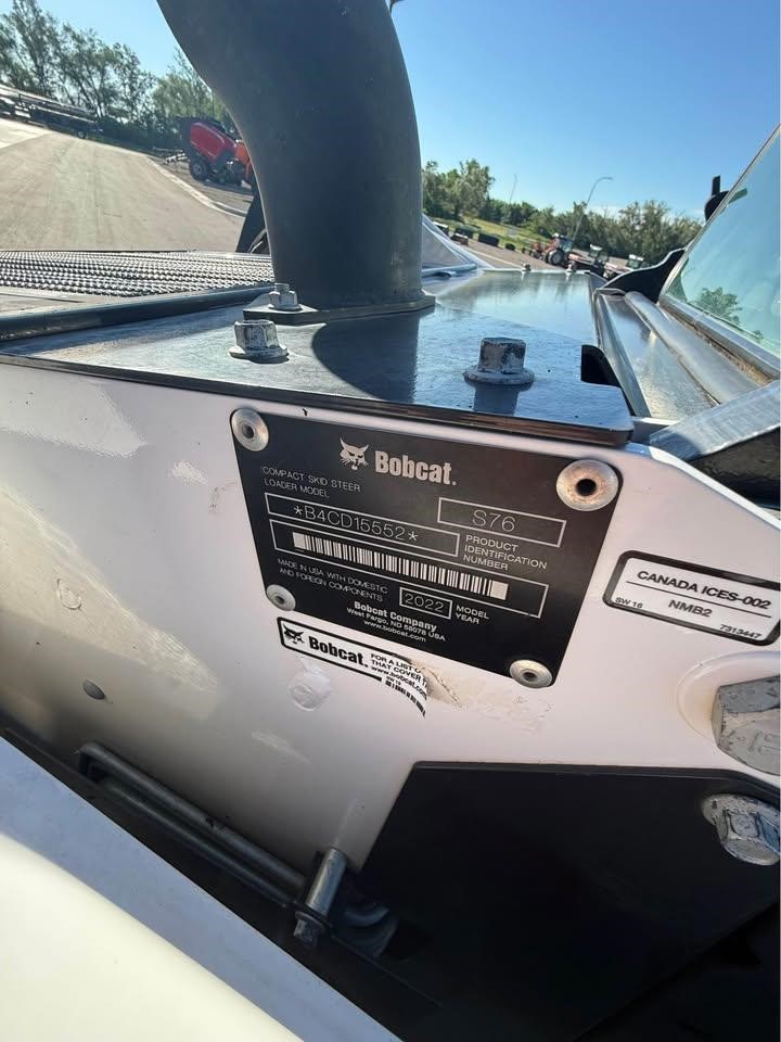 2022 Bobcat S76 Skid Steer Loader
