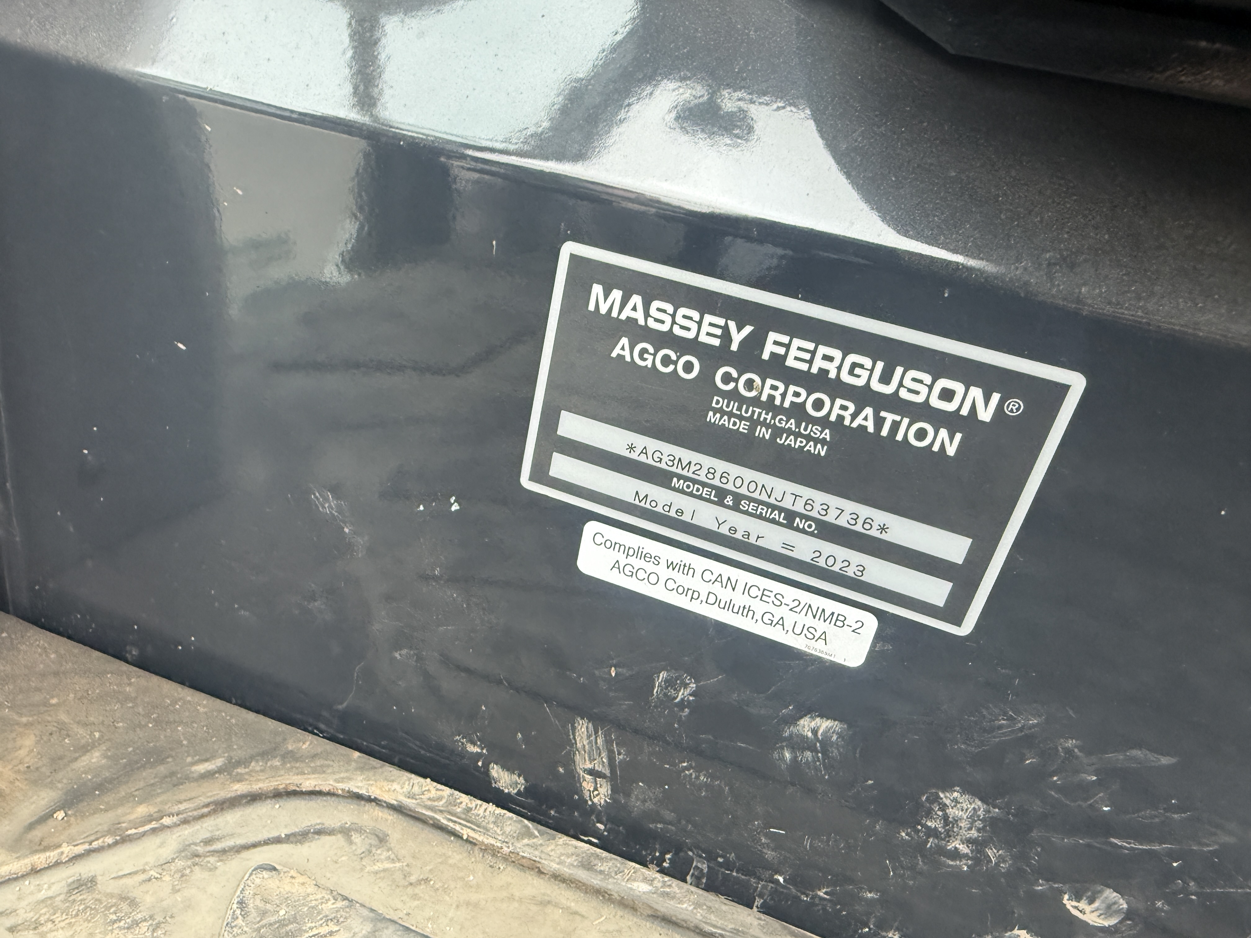 2026 Massey Ferguson MF2860M Tractor