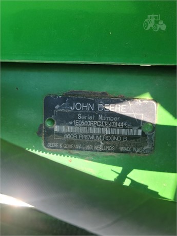 2018 John Deere 560R Baler/Round