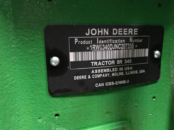 2022 John Deere 8R 340 Tractor