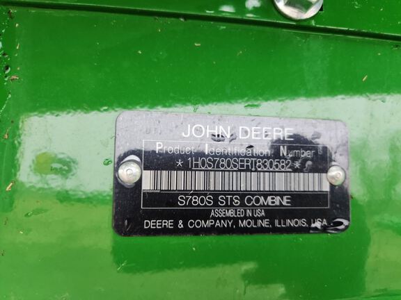 2024 John Deere S780 Combine