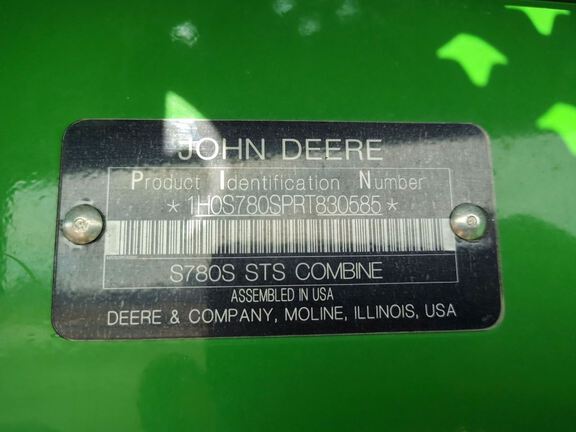 2024 John Deere S780 Combine