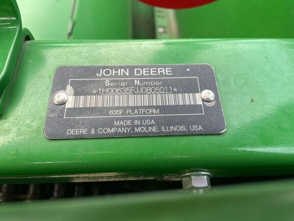 2019 John Deere 635F Header Combine