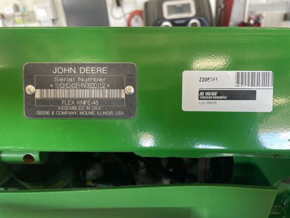 2022 John Deere HD45F Header Combine