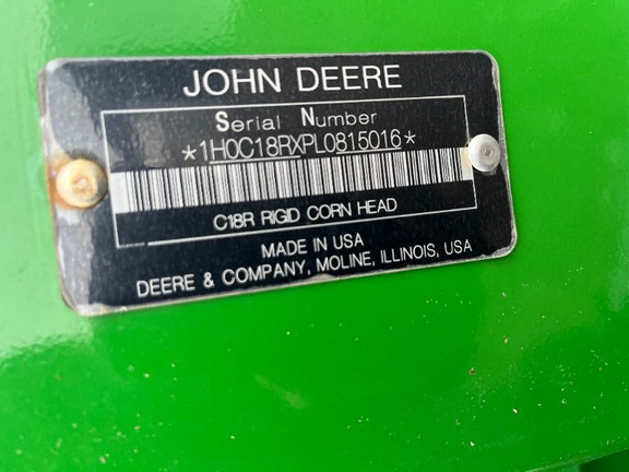 2021 John Deere C18R Header Corn Head