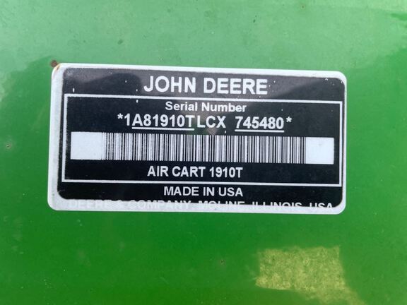 2012 John Deere 1890 Air Seeder