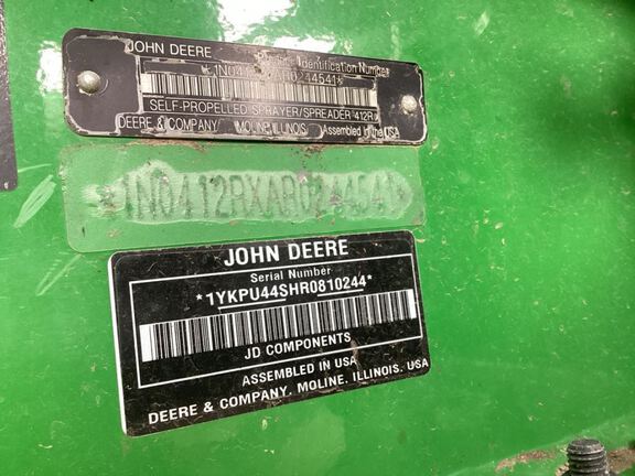 2024 John Deere 412R Sprayer/High Clearance