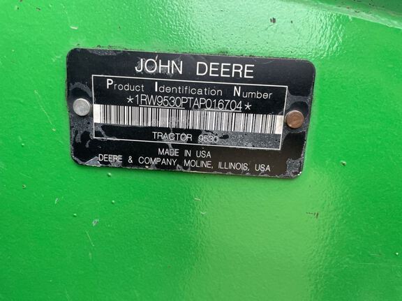 2010 John Deere 9530 Tractor 4WD
