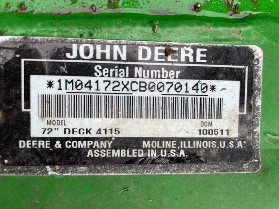 2011 John Deere 2520 Tractor Compact
