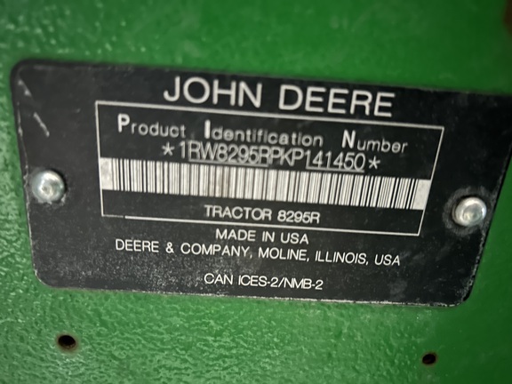 2019 John Deere 8295R Tractor