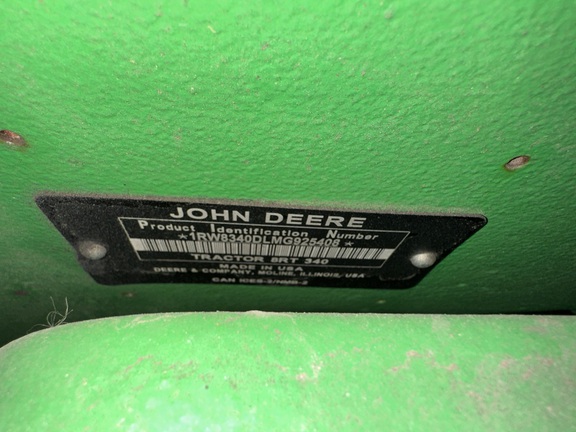 2021 John Deere 8RT 340 Tractor Rubber Track