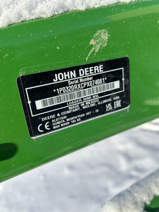 2024 John Deere 320R Loader