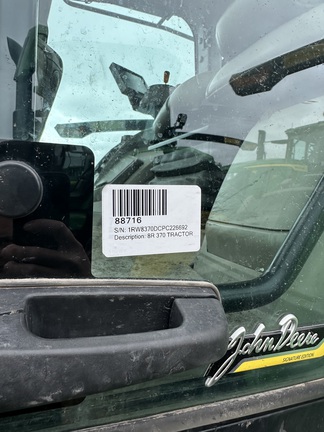 2023 John Deere 8R 370 Tractor