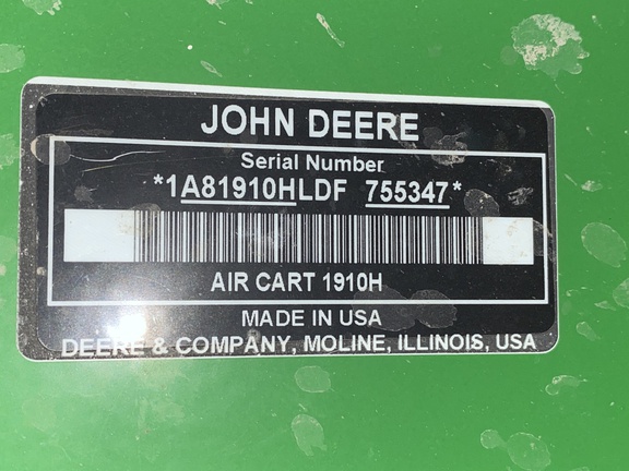 2014 John Deere 1890 Air Seeder