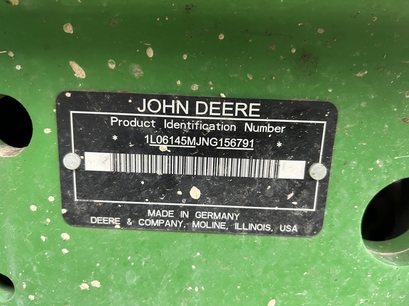 2022 John Deere 6145M Tractor