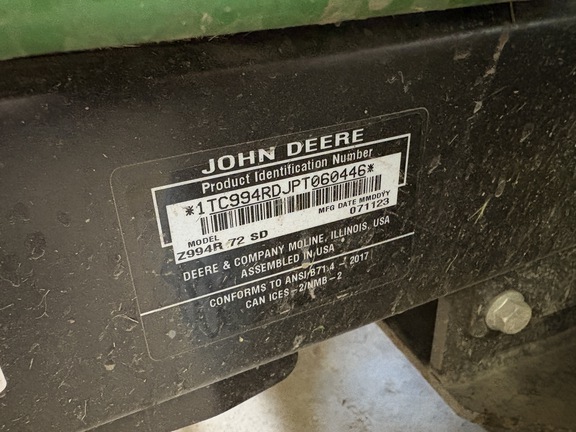 2023 John Deere Z994R Mower/Zero Turn