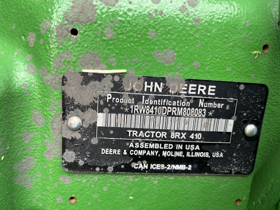 2024 John Deere 8RX 410 Tractor Rubber Track