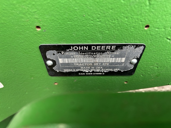 2021 John Deere 8RT 370 Tractor Rubber Track