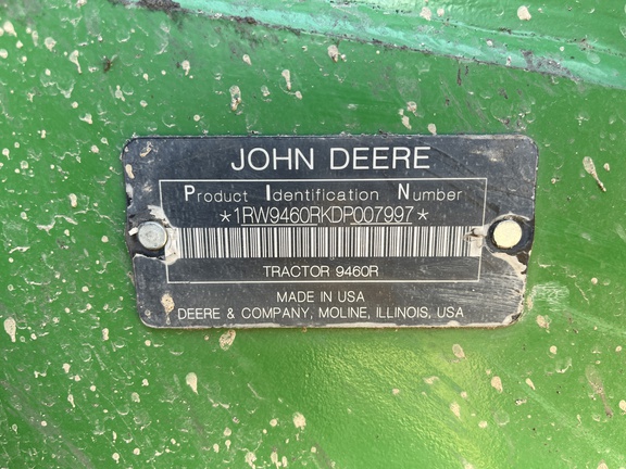 2013 John Deere 9460R Tractor 4WD