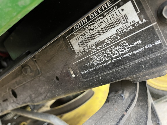 2016 John Deere X570 Garden Tractor