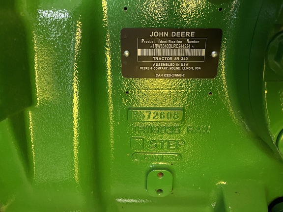 2024 John Deere 8R 340 Tractor