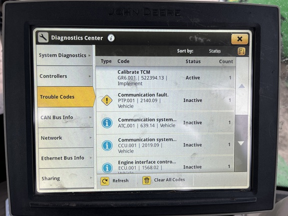 2019 John Deere 9520RX Tractor Rubber Track