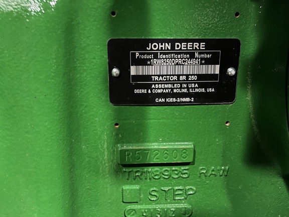 2024 John Deere 8R 250 Tractor