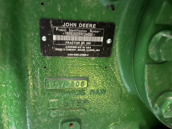 2024 John Deere 8R 250 Tractor