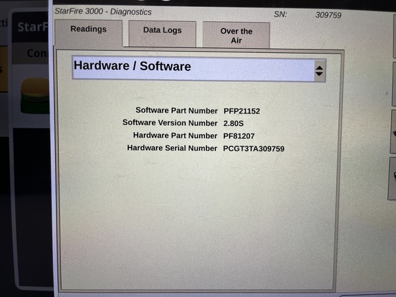2011 John Deere StarFire 3000 SF2 Ready Precision Ag