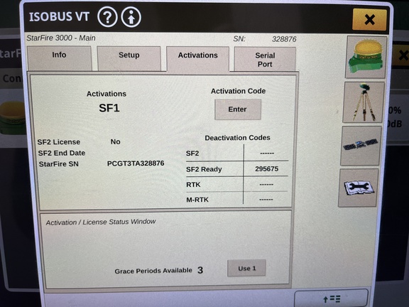 2011 John Deere StarFire 3000 SF1 Precision Ag