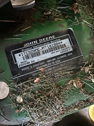2022 John Deere Z920M Mower/Zero Turn