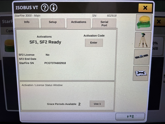 2013 John Deere StarFire 3000 SF2 Precision Ag