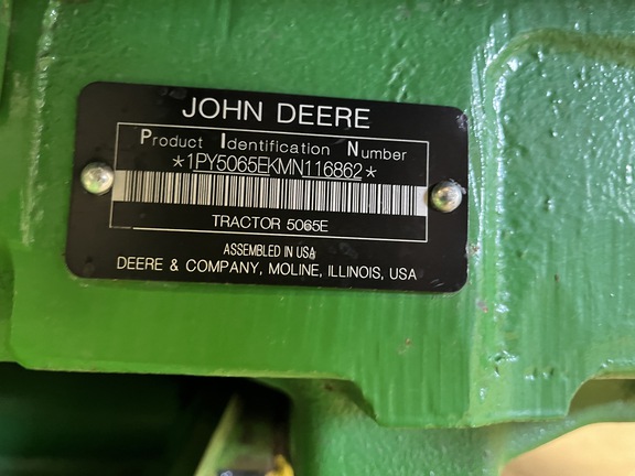2022 John Deere 5065E Tractor