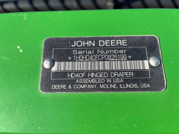 2023 John Deere HD40F Header Combine