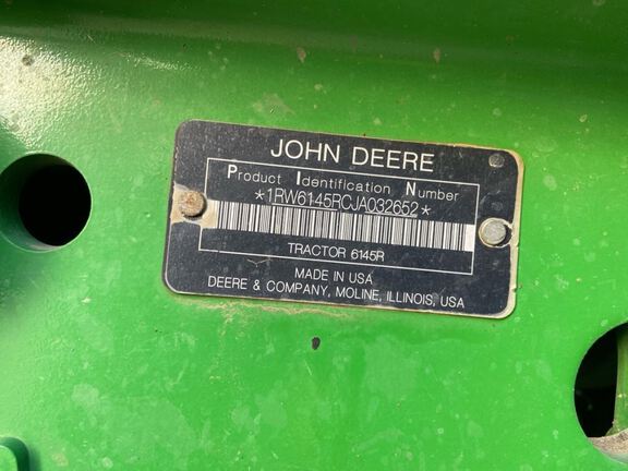 2018 John Deere 6145R Tractor