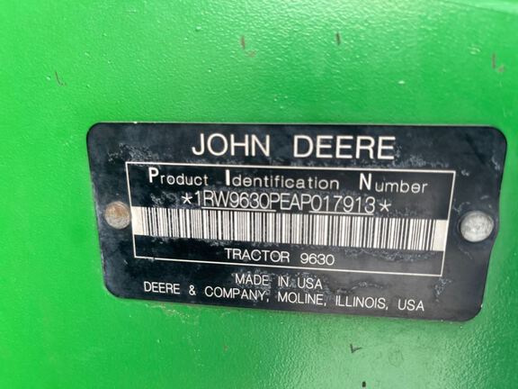 2010 John Deere 9630 Tractor 4WD