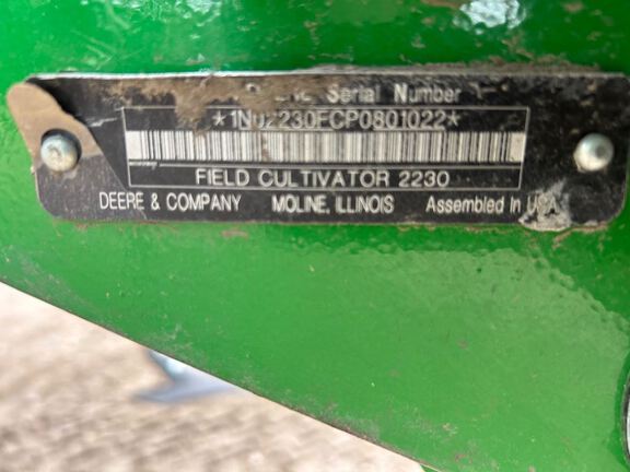 2023 John Deere 2230FH Field Cultivator