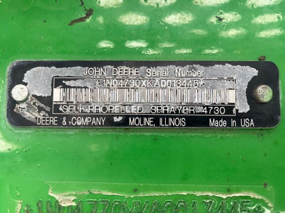 2011 John Deere 4730 Sprayer/High Clearance