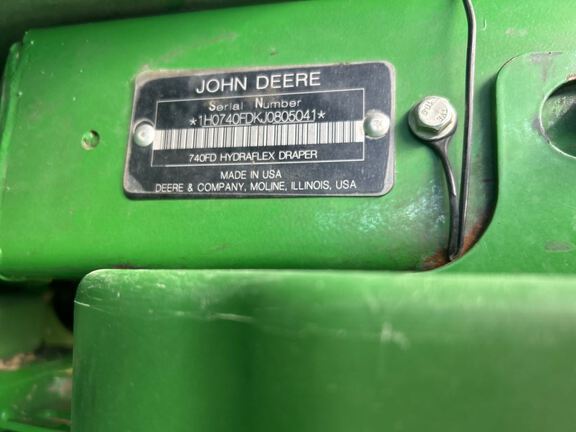 2019 John Deere 740FD Header Combine
